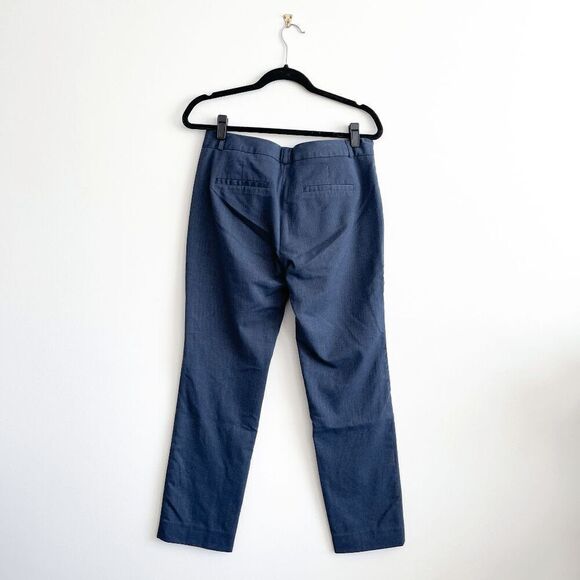Banana Republic Womens Reegan Slim Dress Pants Slim Fit Blue Combo Size 6 - Picture 2 of 9